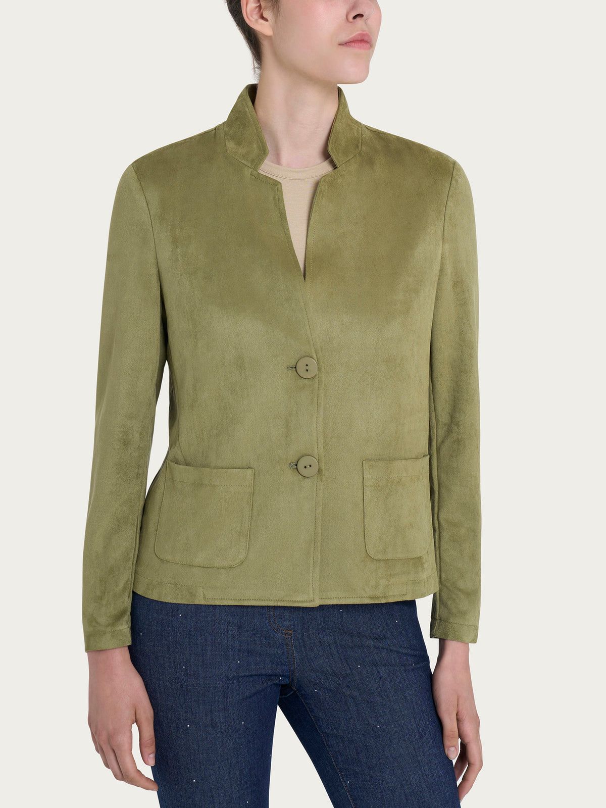 Blazer corto in Eco Suede RAGNO