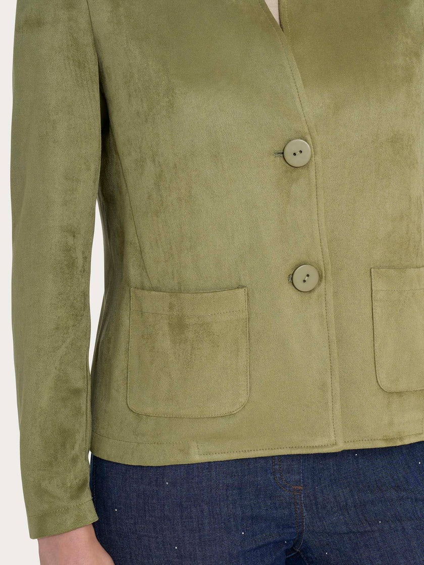 Blazer corto in Eco Suede RAGNO