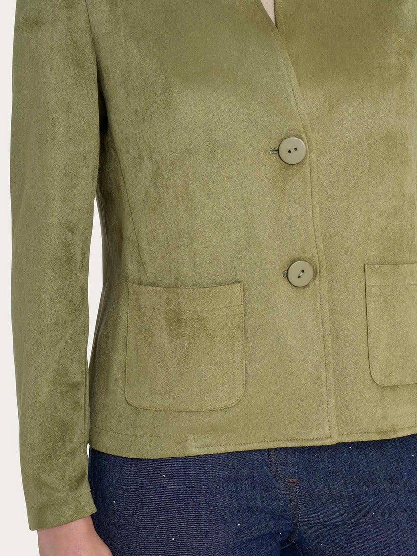 Blazer corto in Eco Suede RAGNO