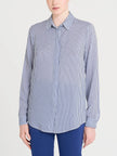 Camicia con stripes e manica lunga in Ecoseta RAGNO