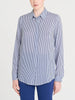 Camicia con stripes e manica lunga in Ecoseta RAGNO