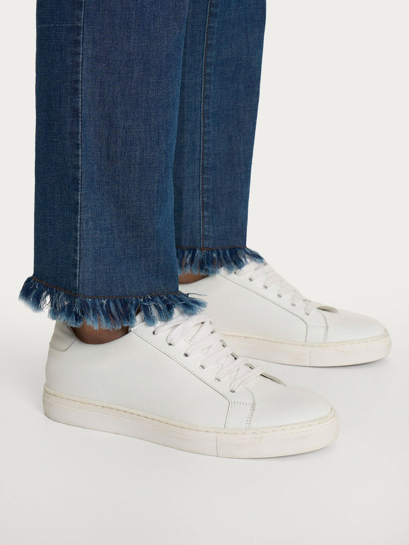 Jeans sfrangiato dritto con tasche in Light denim RAGNO