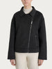 GIUBBINO DQ61KZ MODELLO CHIODO CON ZIP LATERALE
