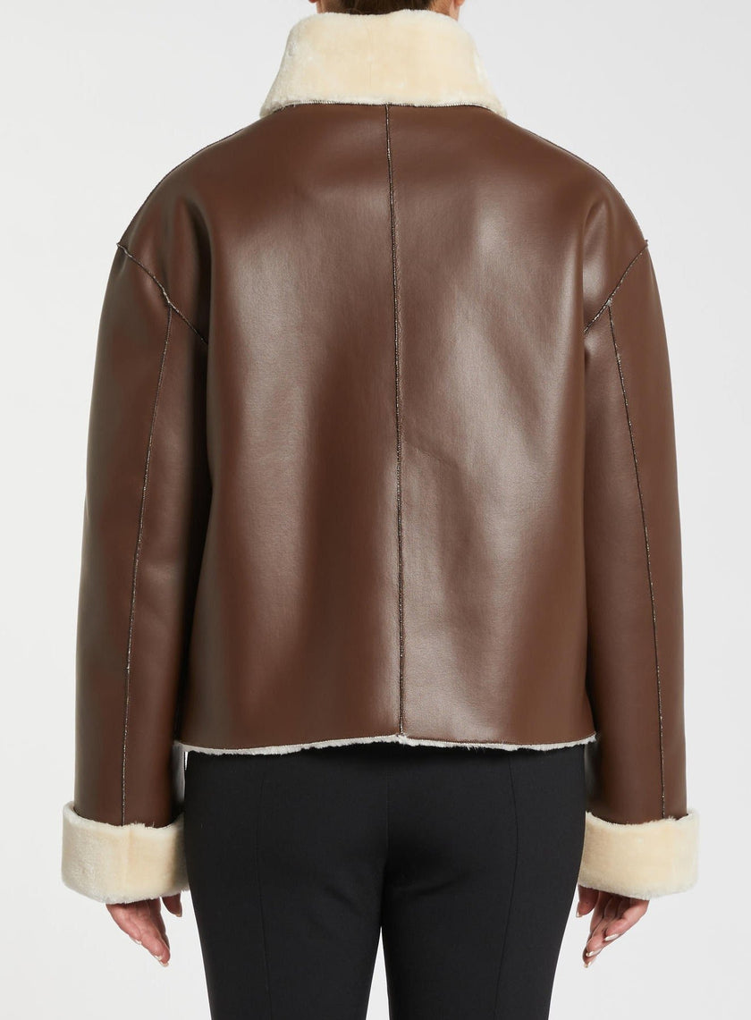 Montone Donna Reversibile Effetto Nappato PENNYBLACK