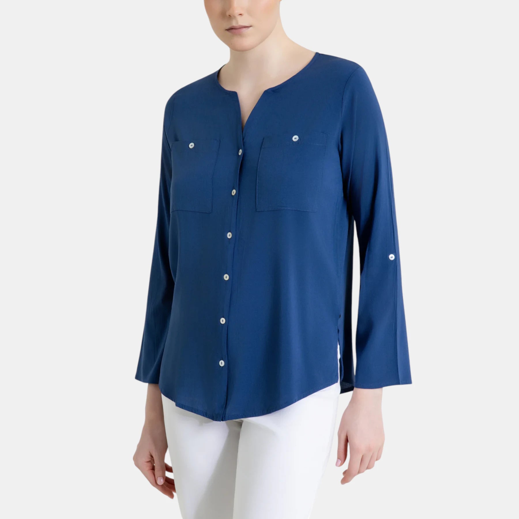 CAMICIA DS26SI SCOLLO A V