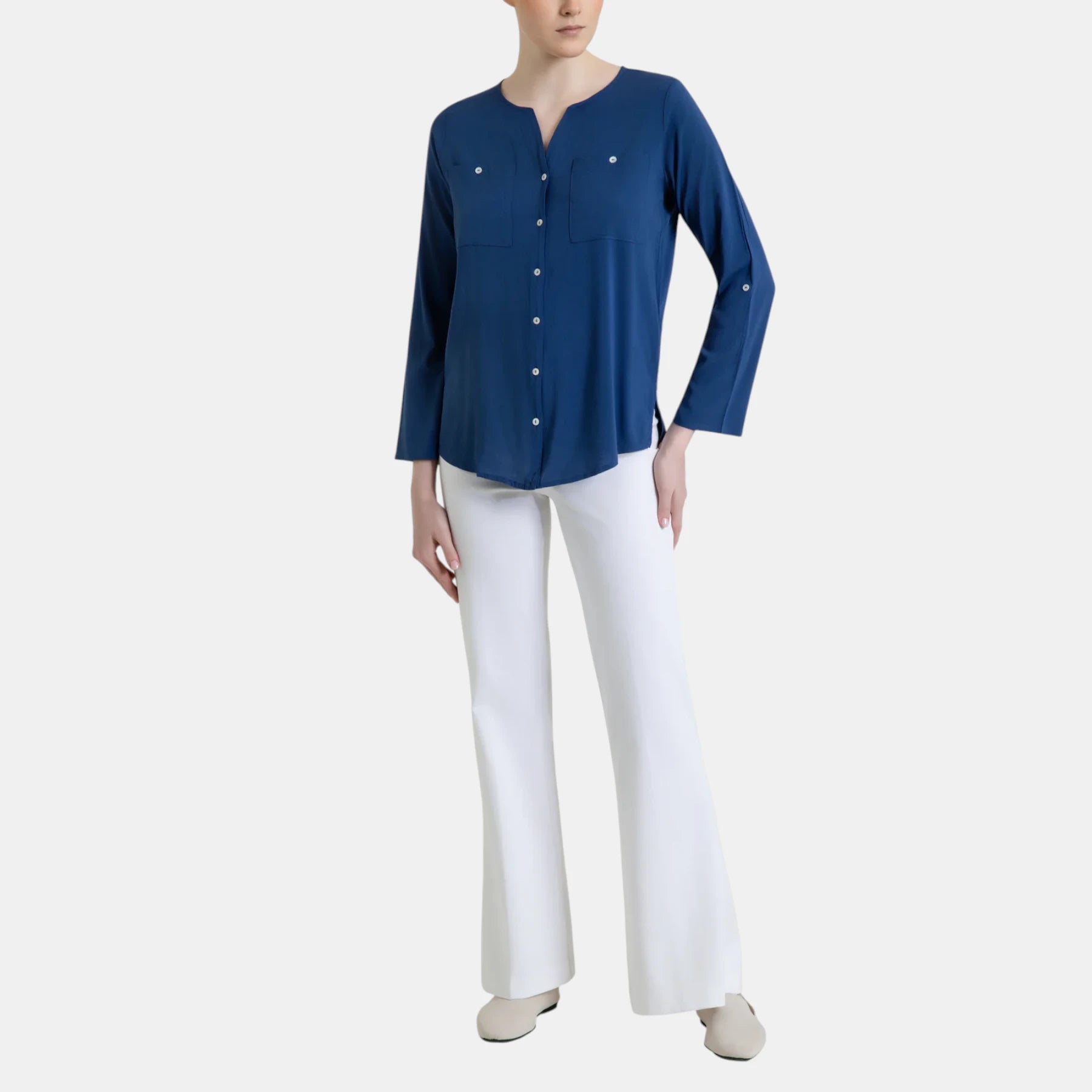 CAMICIA DS26SI SCOLLO A V