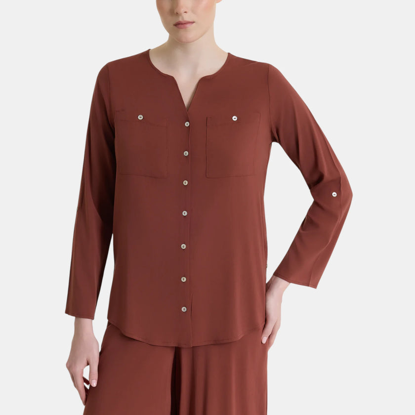 CAMICIA DS26SI SCOLLO A V