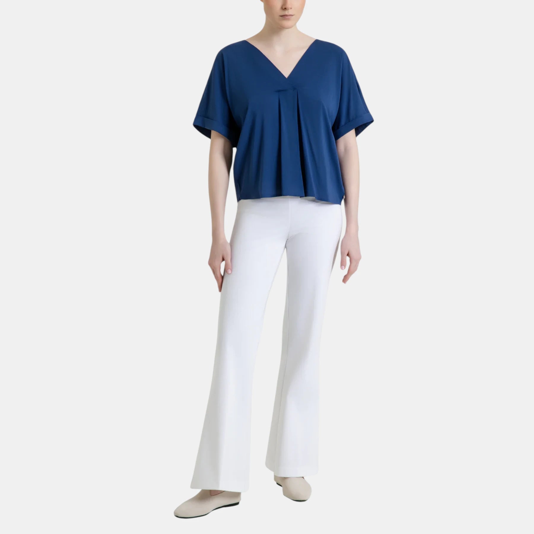 BLUSA DS26SM SCOLLO A V