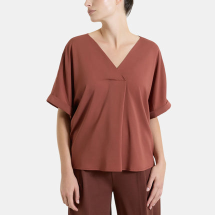 BLUSA DS26SM SCOLLO A V