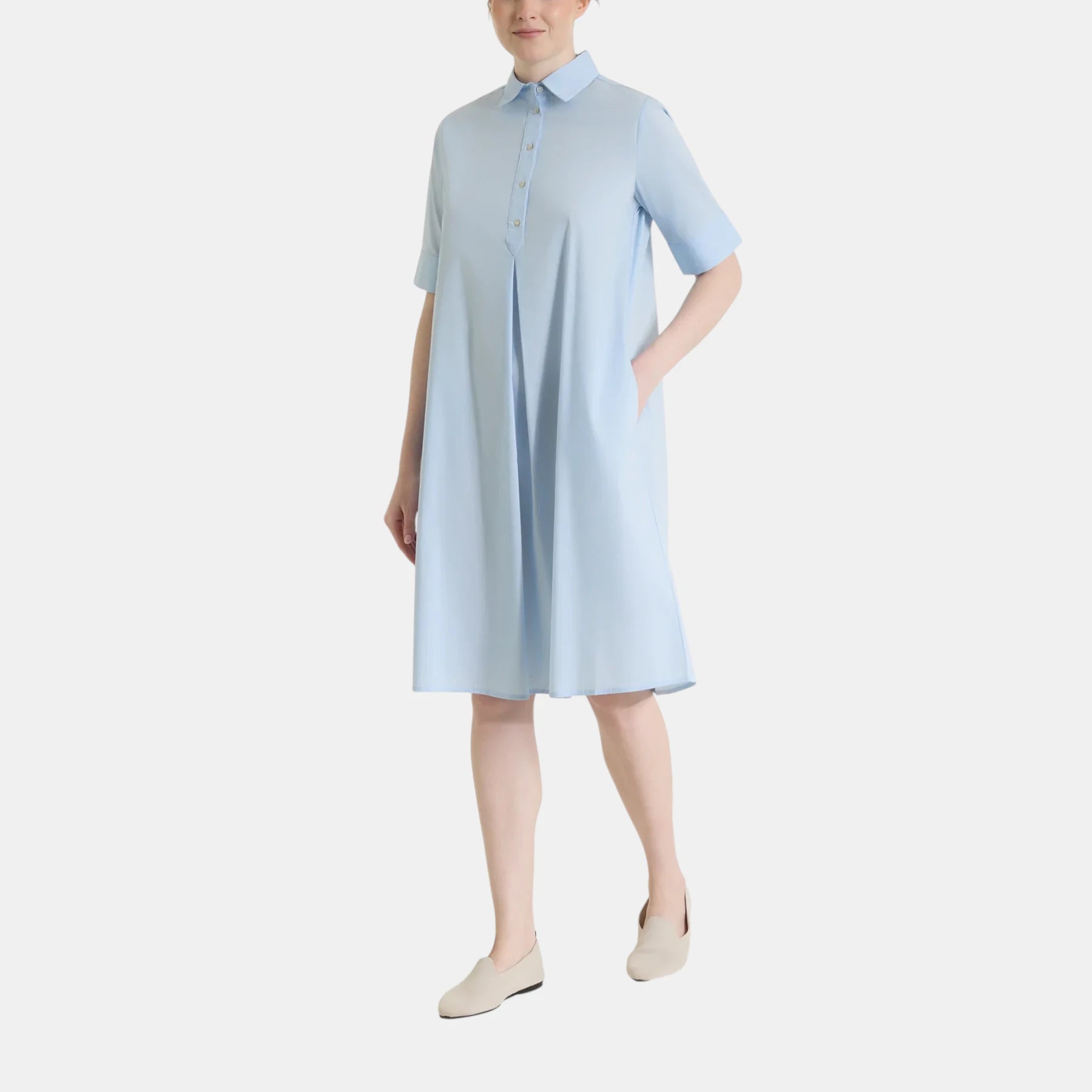ABITO MIDI DS52DI COLLO CAMICIA