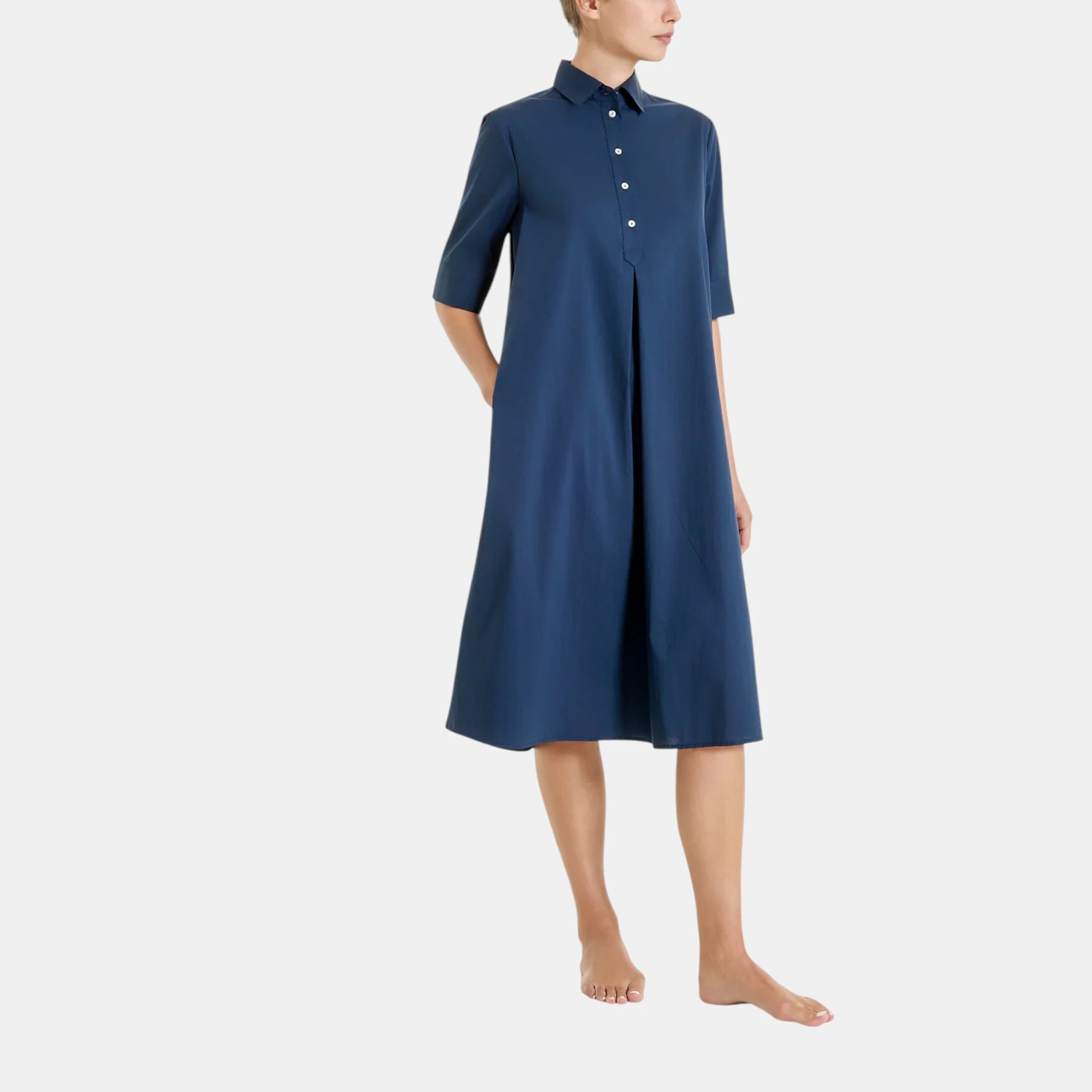 ABITO MIDI DS52DI COLLO CAMICIA