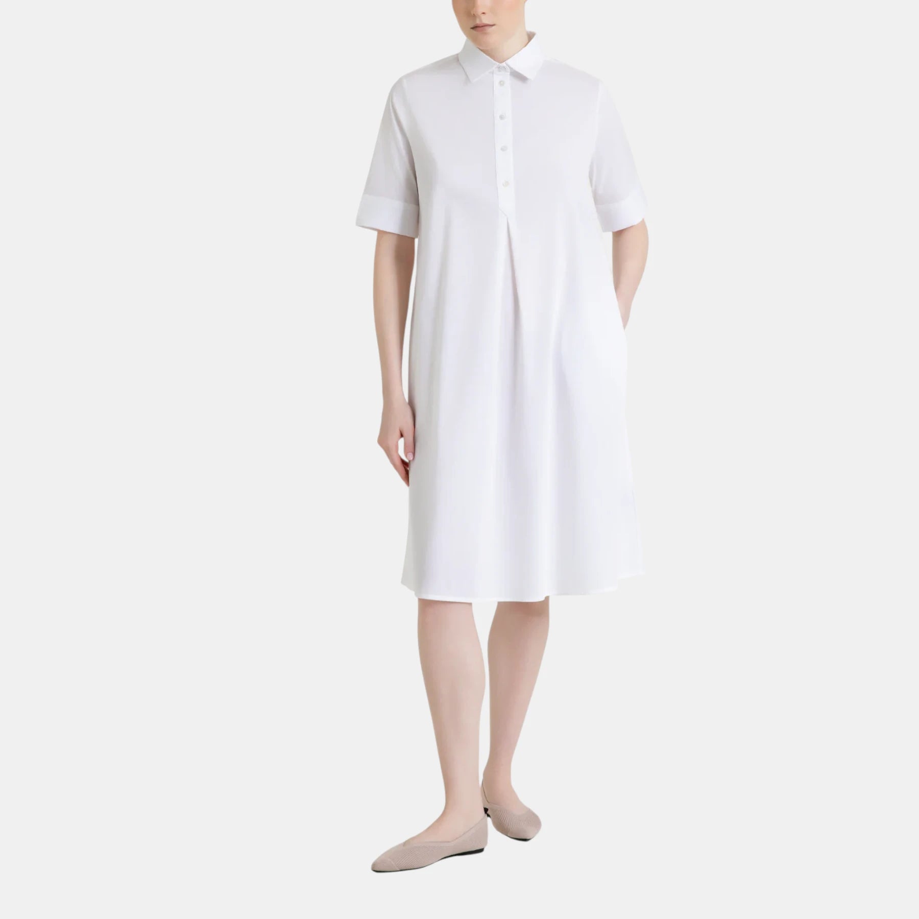 ABITO MIDI DS52DI COLLO CAMICIA