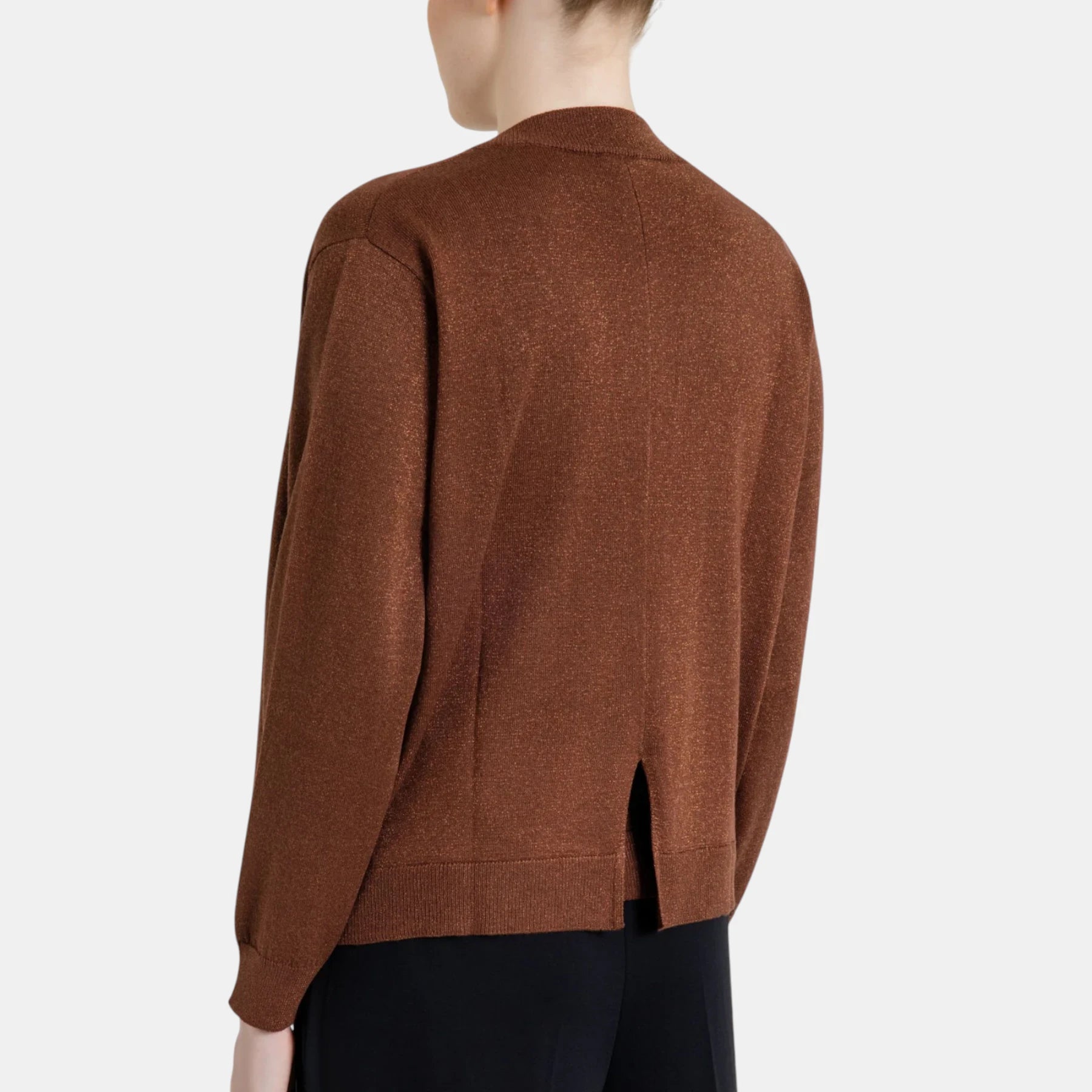 CARDIGAN AMPIO DS77MN IN LUREX
