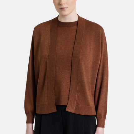 CARDIGAN AMPIO DS77MN IN LUREX