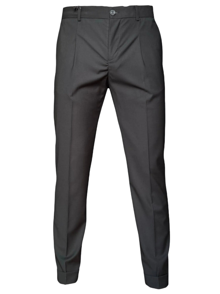 Pantalone in tela con tasche alla francese ELIO SANTINI