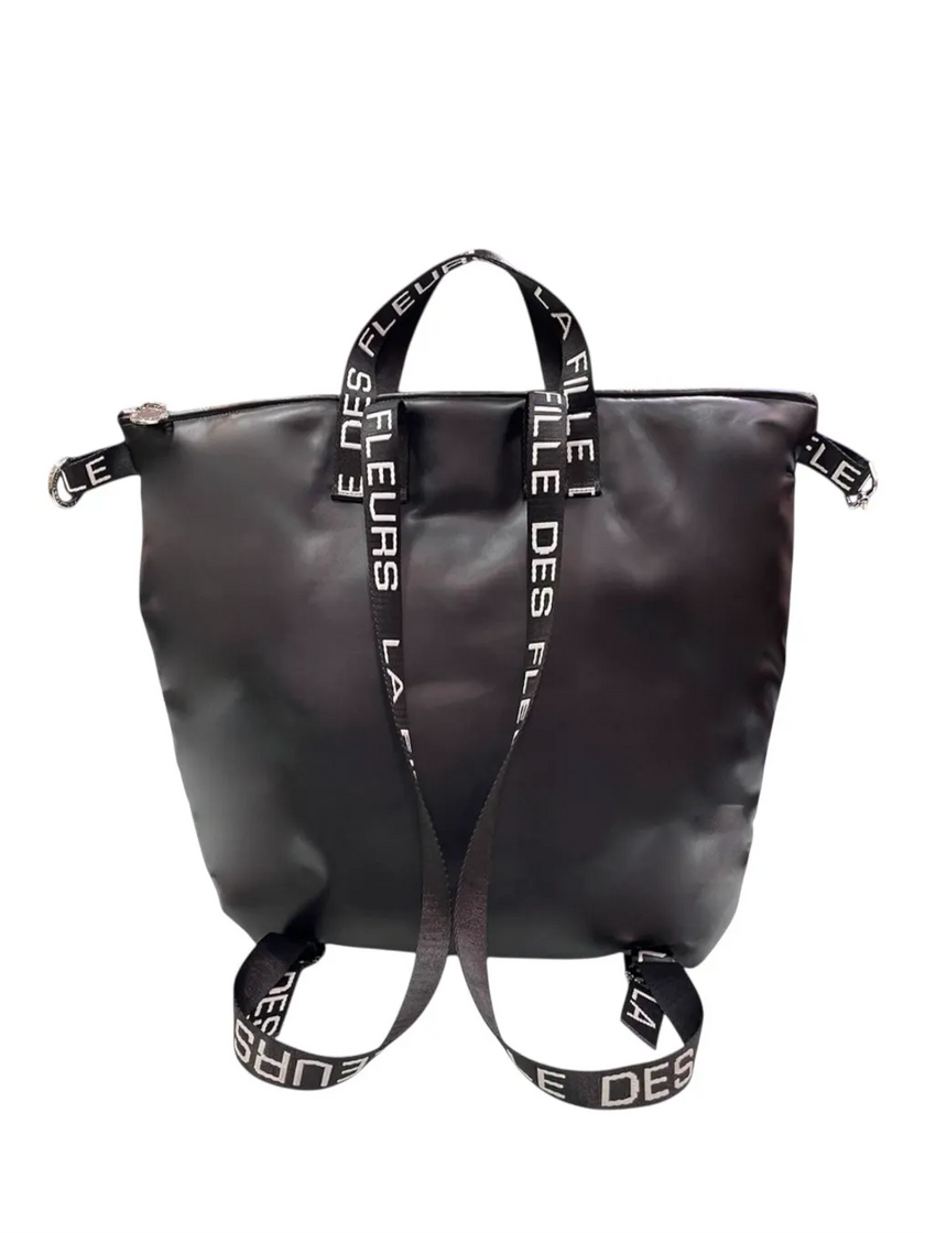 Borsa Zaino Midi con Tasca Zip LA FILLE DES FLEURS