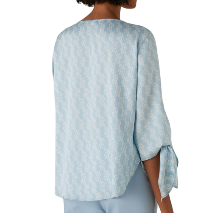 Blusa in twill a fantasia EMME MARELLA