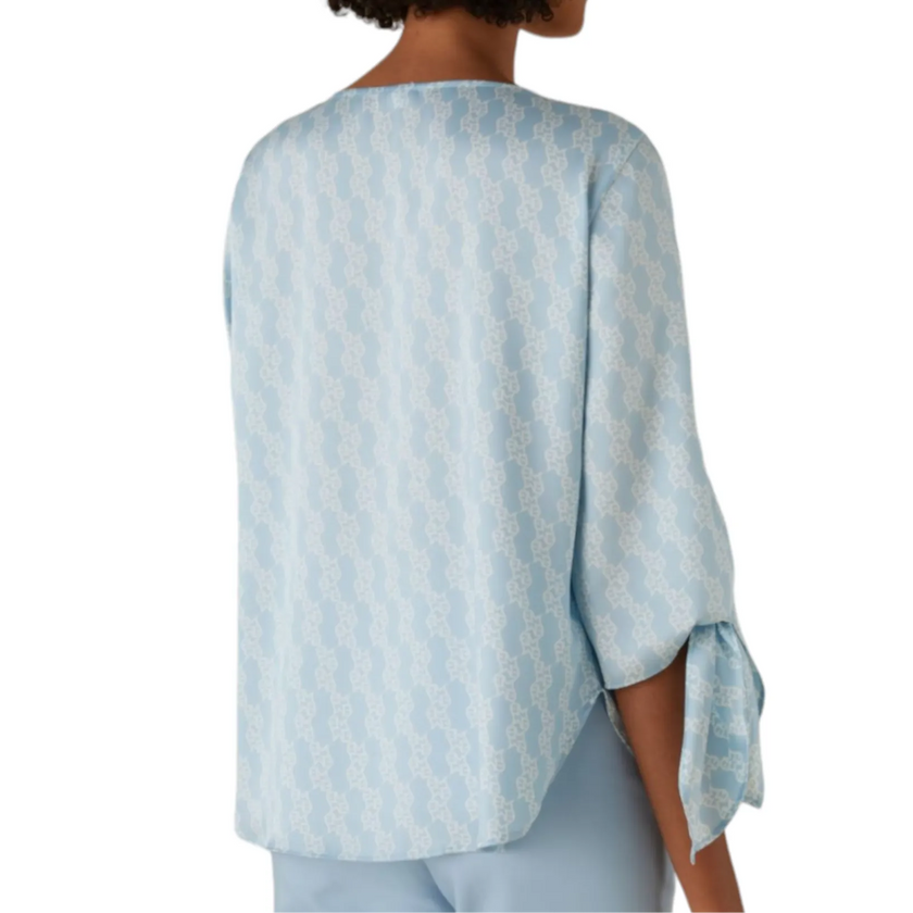 Blusa in twill a fantasia EMME MARELLA