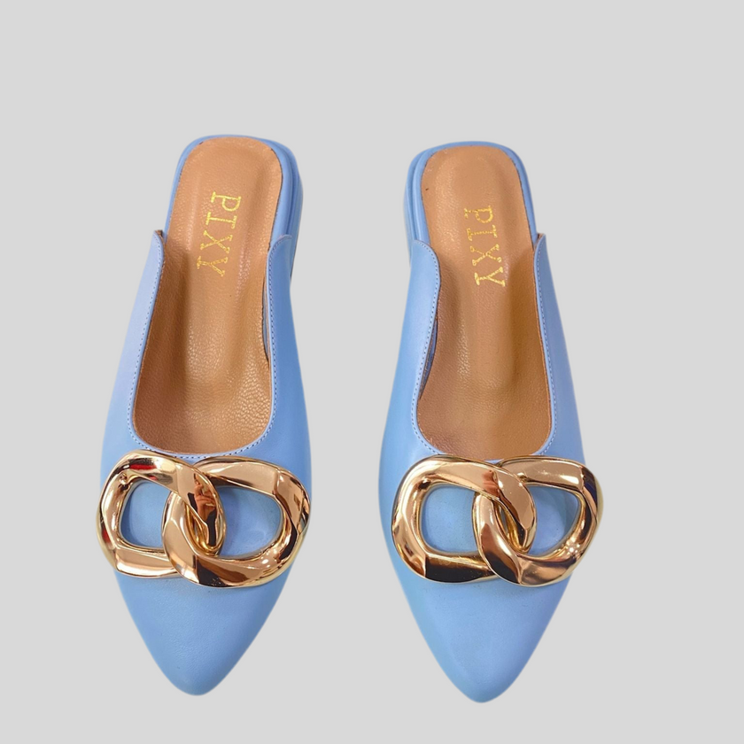 Ballerina con dettaglio oro PIXY