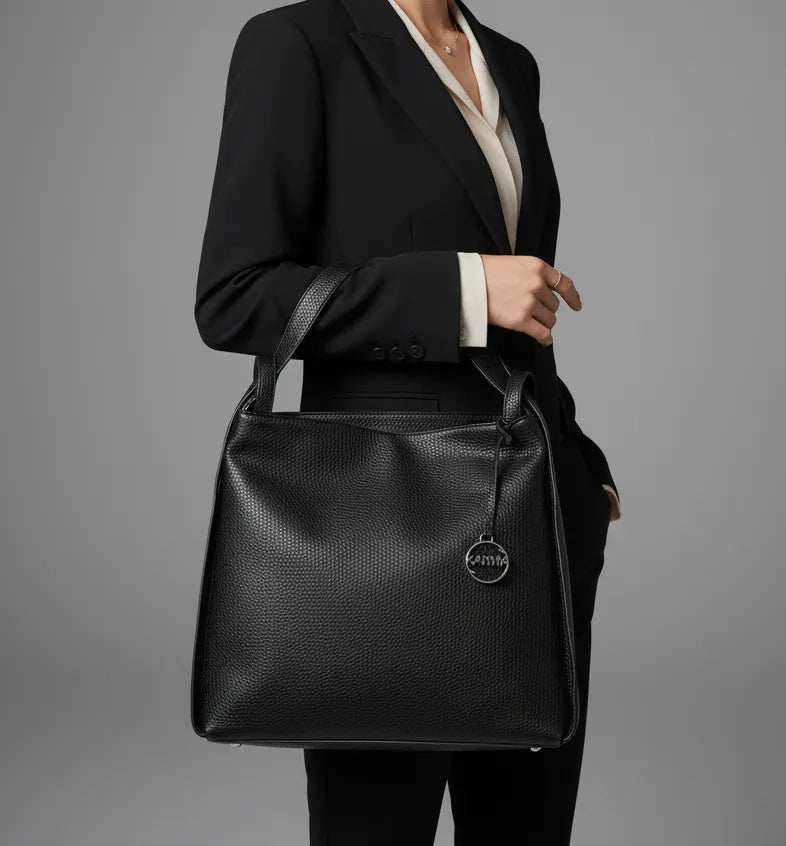 BORSA DI KARMA GRANDE TESSUTO MARTELLATO