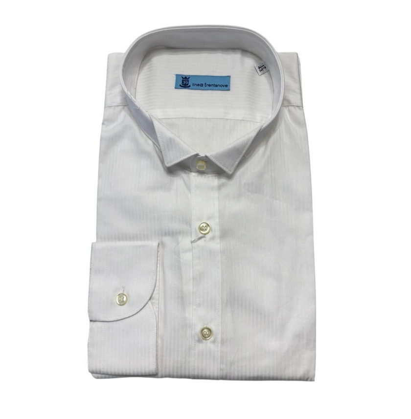 Camicia FS31 97110611 con motivo rigato tono su tono LINEA 39