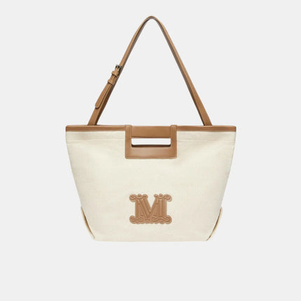 BORSA BCHECRU SHOPPER IN CANVAS