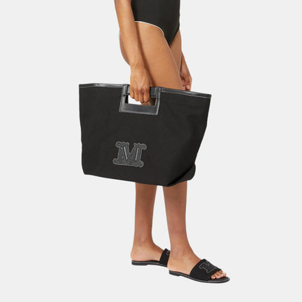 BORSA BCHECRU SHOPPER IN CANVAS