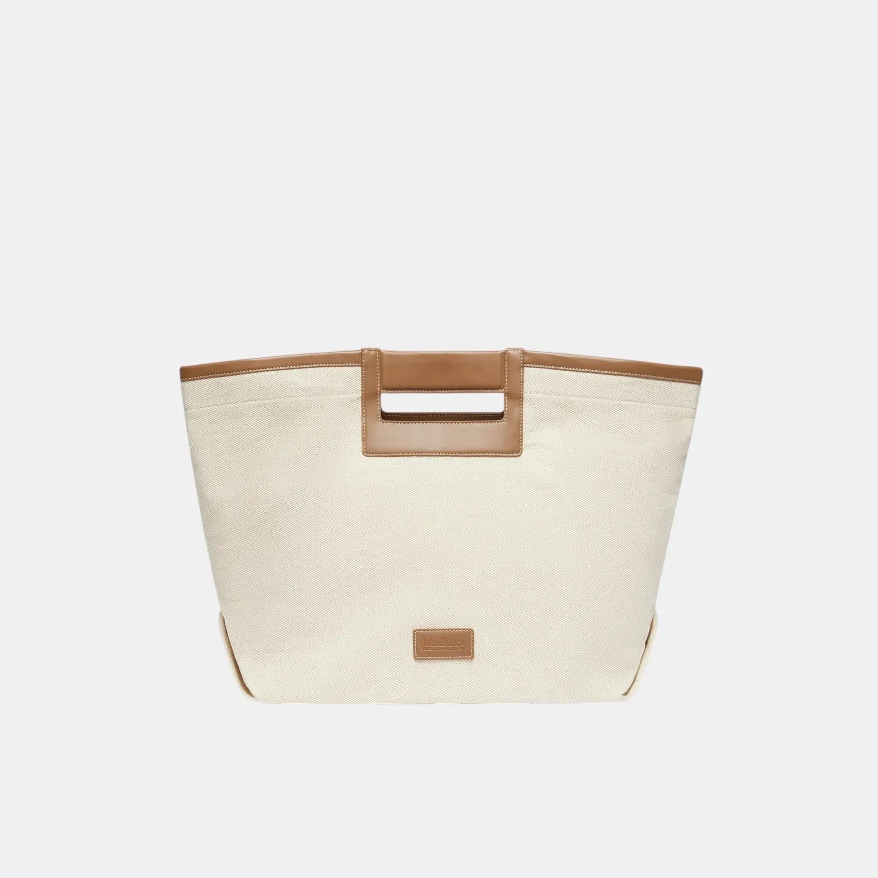 BORSA BCHECRU SHOPPER IN CANVAS
