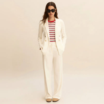 Pantalone palace ampio modello stretch EMME MARELLA — vista retro/laterale | WEMAX