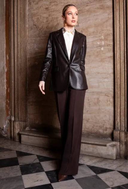 BLAZER ESTROSO IN ECOPELLE