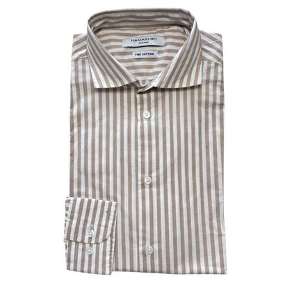 Camicia slim fit con motivo a righe HAMAKI-HO