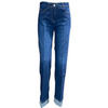 Jeans a zampa con risvolti a contrasto PENNYBLACK