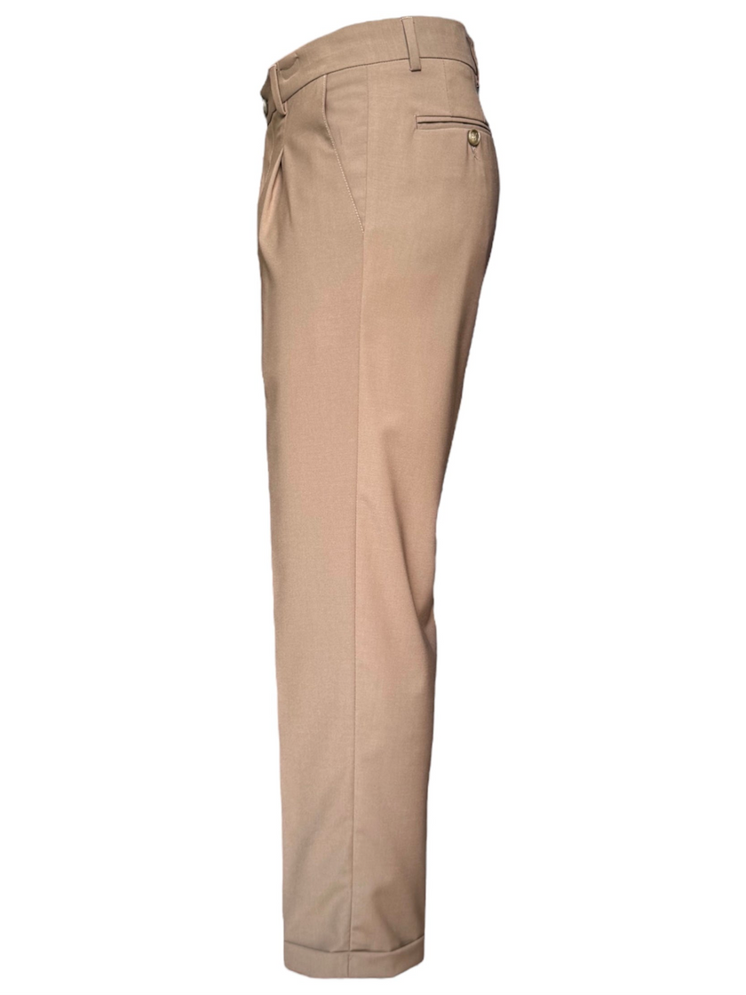 Pantalone con pence e risvolto ELIO SANTINI