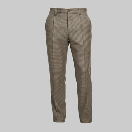 PANTALONE 2668Q Castagna PIED DE POULE