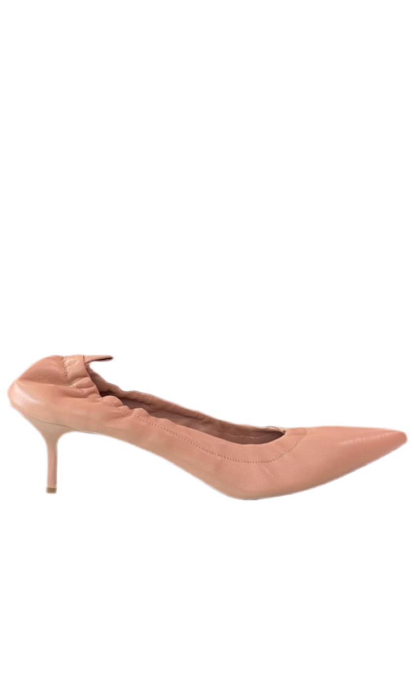 Décolleté in pelle con tacco basso GIANMARCO F.