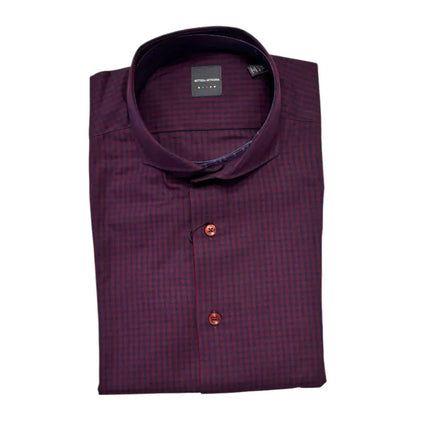 Camicia con fantasia a quadri BOTTEGA ARTIGIANA