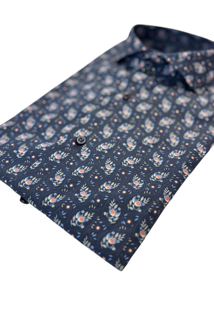 Camicia FER12MLI19840 con fantasia a fiori BOTTEGA ARTIGIANA