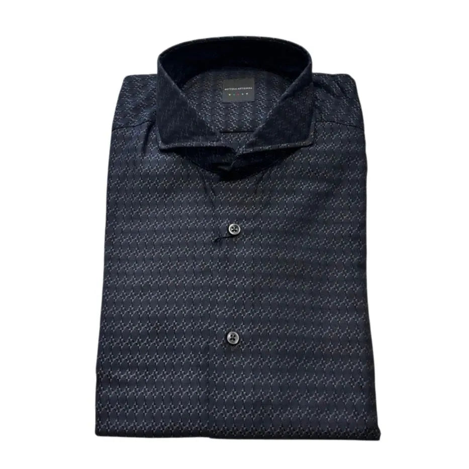 Camicia FEER22MLI181500 con trama tono su tono BOTTEGA ARTIGIANA