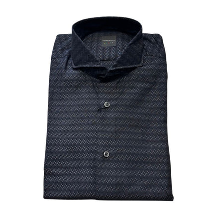Camicia FEER22MLI181500 con trama tono su tono BOTTEGA ARTIGIANA
