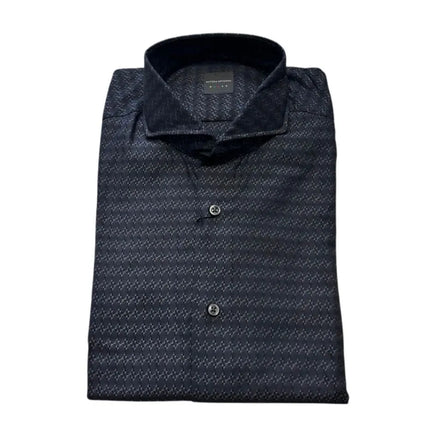 Camicia FEER22MLI181500 con trama tono su tono BOTTEGA ARTIGIANA