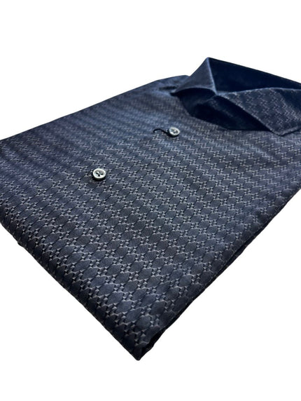 Camicia FEER22MLI181500 con trama tono su tono BOTTEGA ARTIGIANA