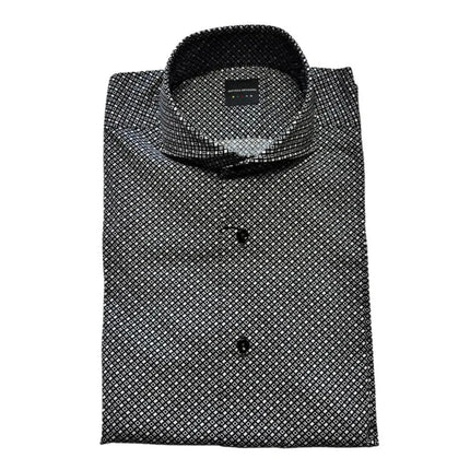Camicia FER22MLI18400 con fantasia geometrica BOTTEGA ARTIGIANA