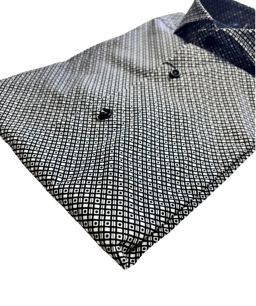 Camicia FER22MLI18400 con fantasia geometrica BOTTEGA ARTIGIANA