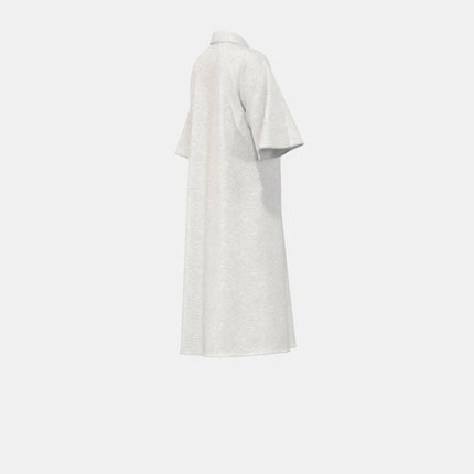 ABITO MIDI EMMFOLK RICAMI FLOREALI