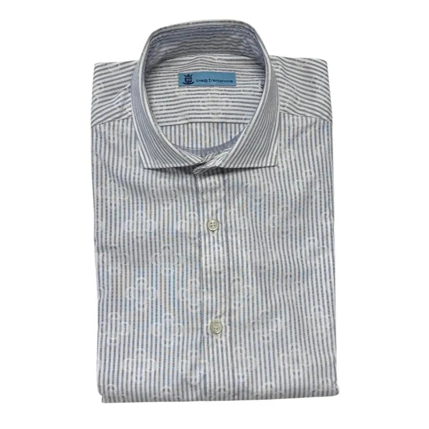 Camicia a righe con fantasia LINEA 39