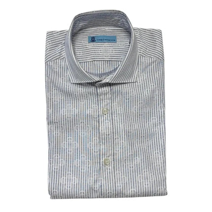 Camicia a righe con fantasia LINEA 39