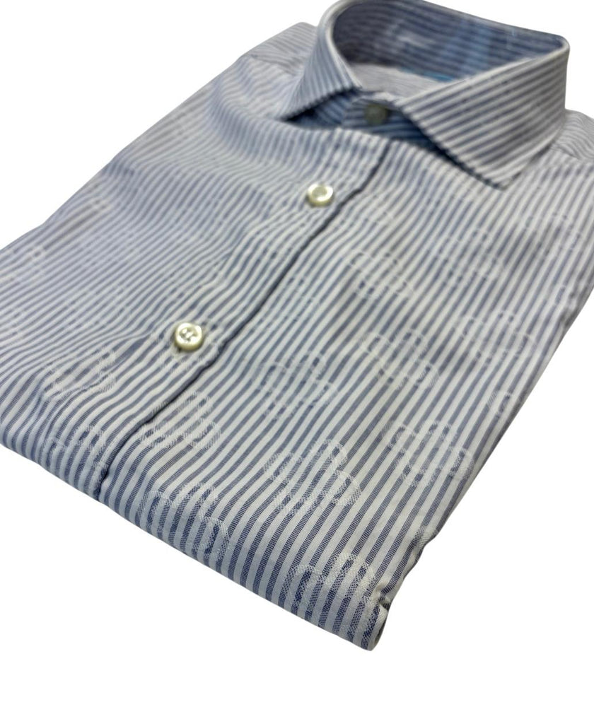 Camicia a righe con fantasia LINEA 39