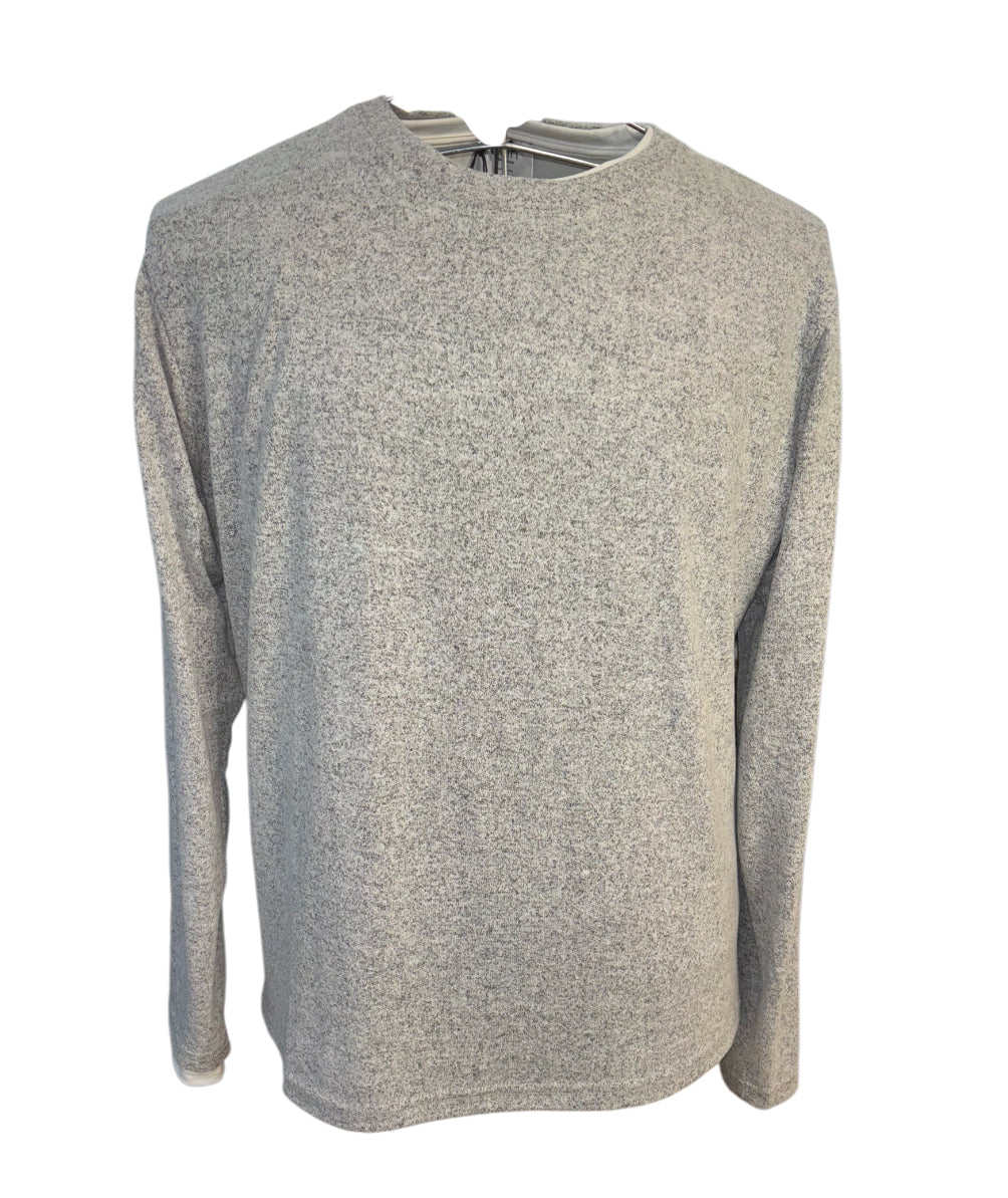 Maglia Giro Collo Micro Trama ALTATENSIONE, Grigio — vista aggiuntiva 4 | WEMAX