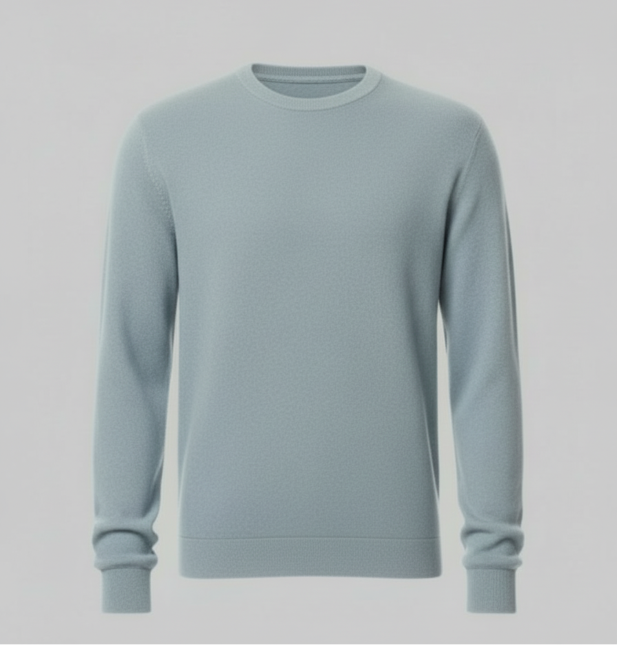 Maglia Giro Collo Micro Trama ALTATENSIONE, Bianco — dettaglio tessuto | WEMAX