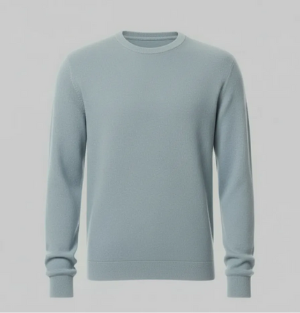 Maglia Giro Collo Micro Trama ALTATENSIONE, Bianco — vista frontale | WEMAX